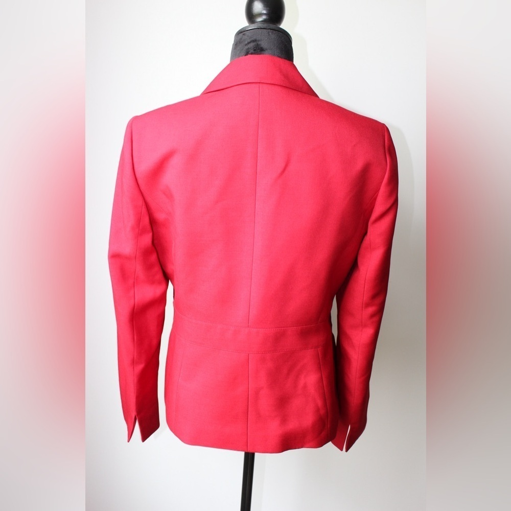 Evan Picone Vibrant Red Blazer - Picture 4 of 7